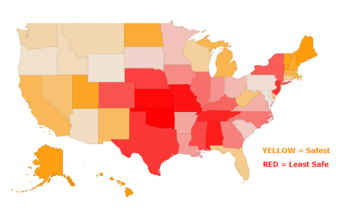 Do You Know How Safe is Your State?