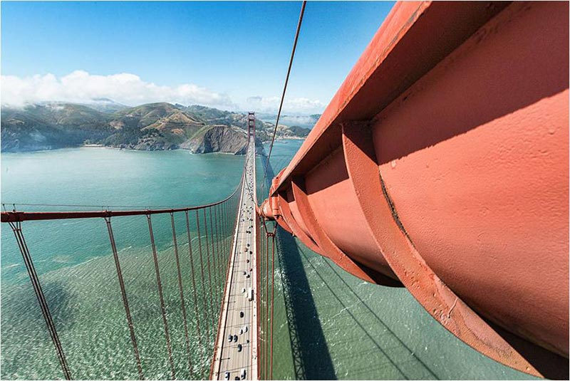 Heartstopping Photos Taken From the Top of The Golden Gate Bridge