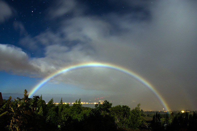 Somewhere Over The.... Hmm... Moonbow?