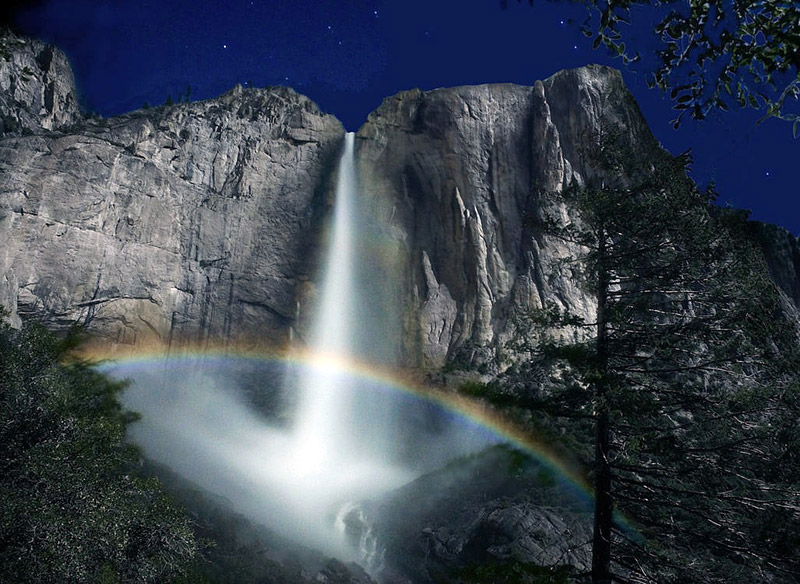 Somewhere Over The.... Hmm... Moonbow?