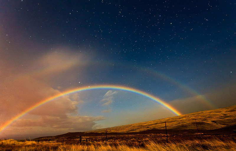 Somewhere Over The.... Hmm... Moonbow?