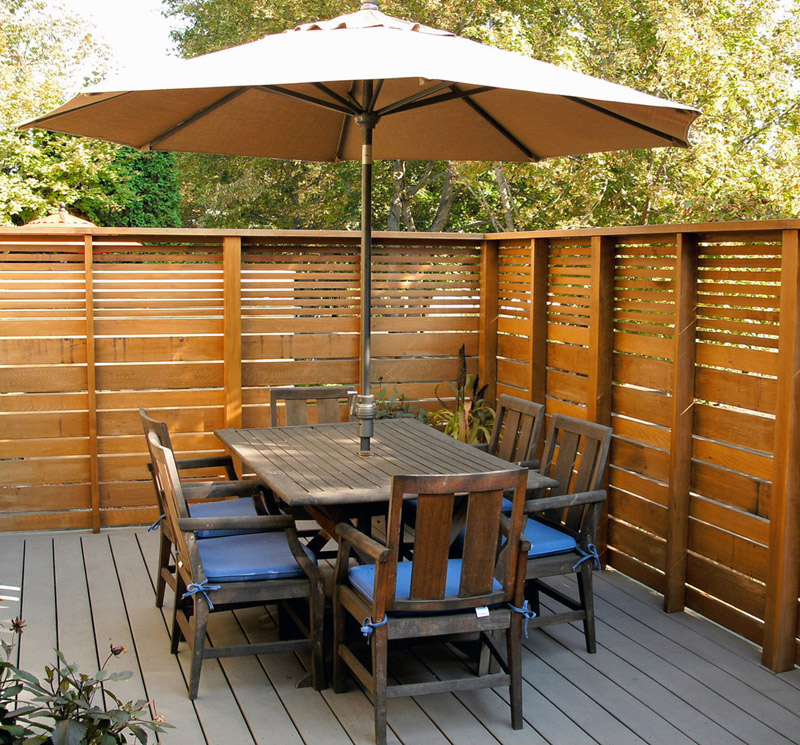 Horizontal Fence Panels: Modern Garden Design Ideas