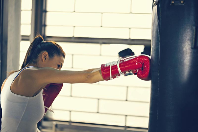 Can a Punching Bag Workout Help Tone Your Abs