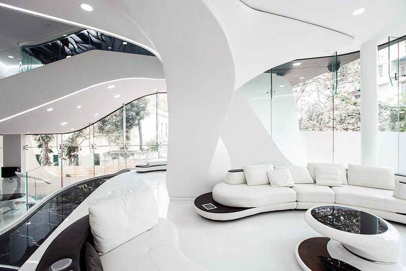 Futuristic Elastica Residence by Cadence Architects 