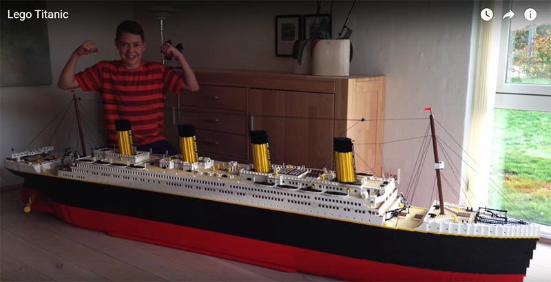 This Kid Just Created The Most Amazing Thing Using Thousands Of Lego Bricks