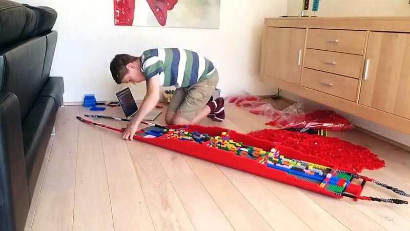 This Kid Just Created The Most Amazing Thing Using Thousands Of Lego Bricks