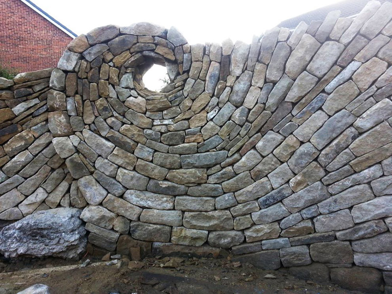 Amazing Free-form Stonework Breaks the Mold