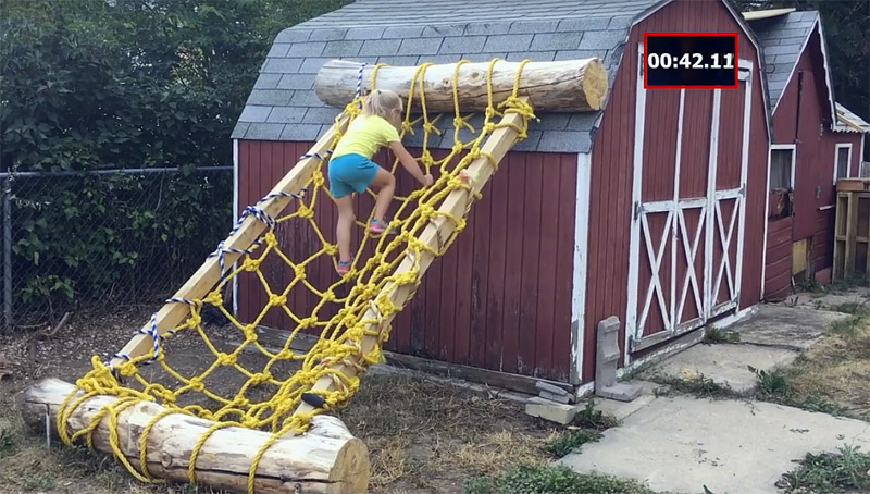 Dad Builds 'American Ninja Warrior' Course for 5-Year-Old Daughter