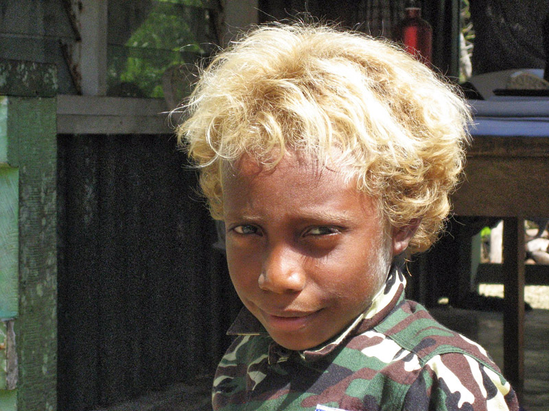 Melanesians – The Blonde Afros from Solomon Islands