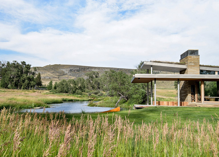 Big Timber Riverside Residence