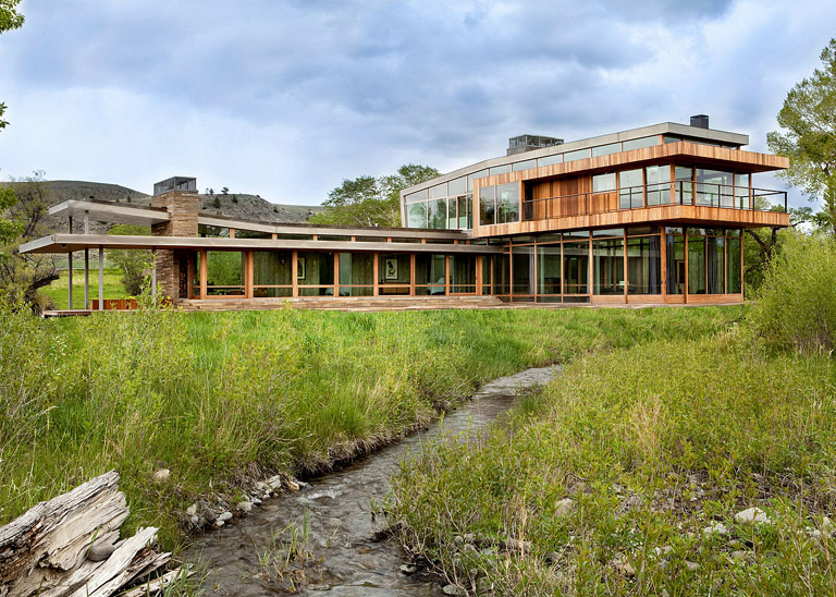 Big Timber Riverside Residence