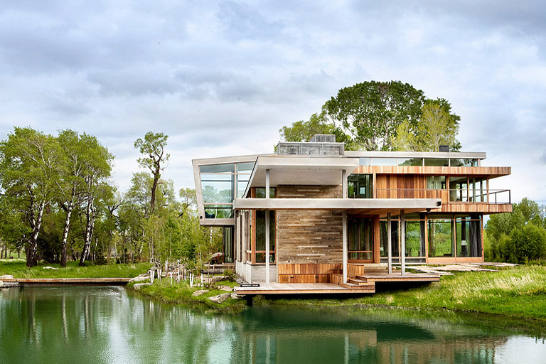 Big Timber Riverside Residence