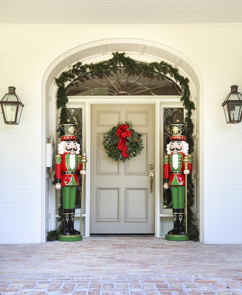 Christmas Front Door Decorations  Quiet Corner