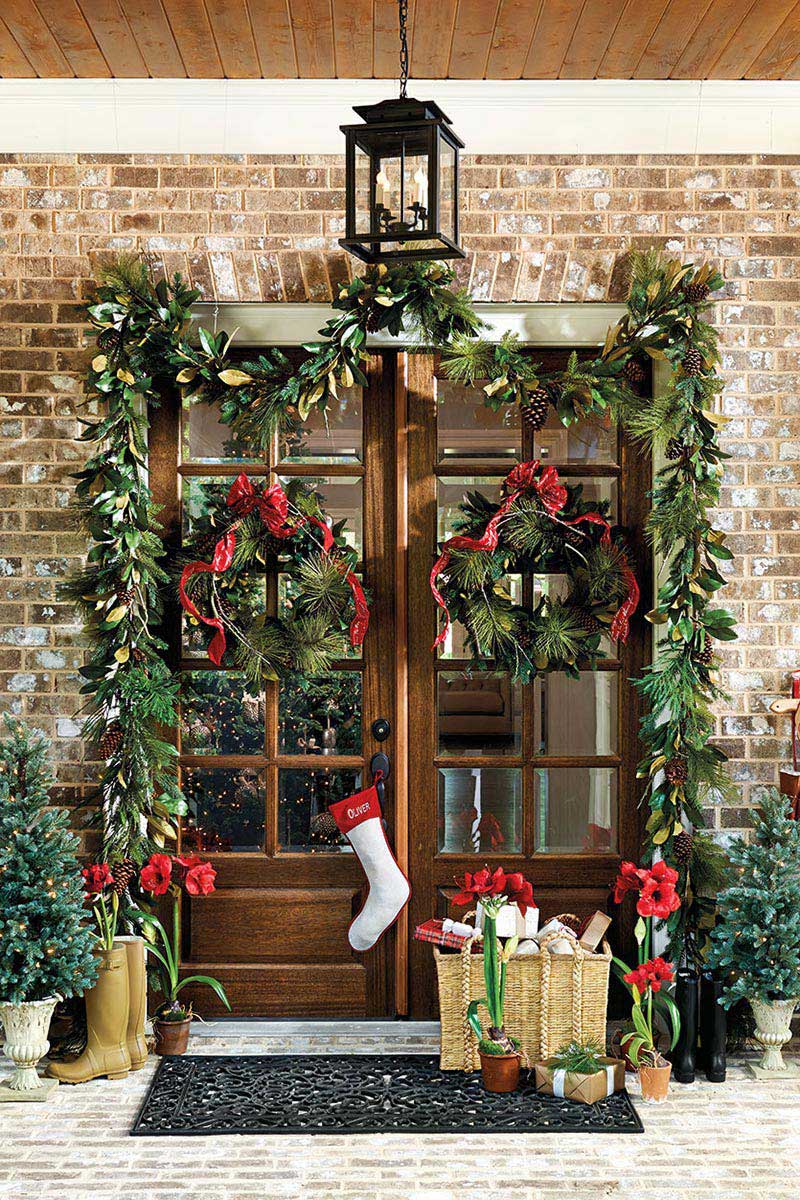 Christmas Front Door Decorations