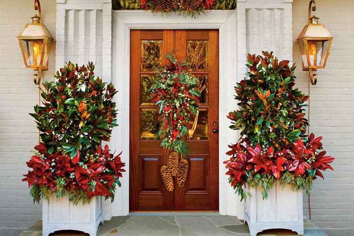 Christmas Front Door Decorations