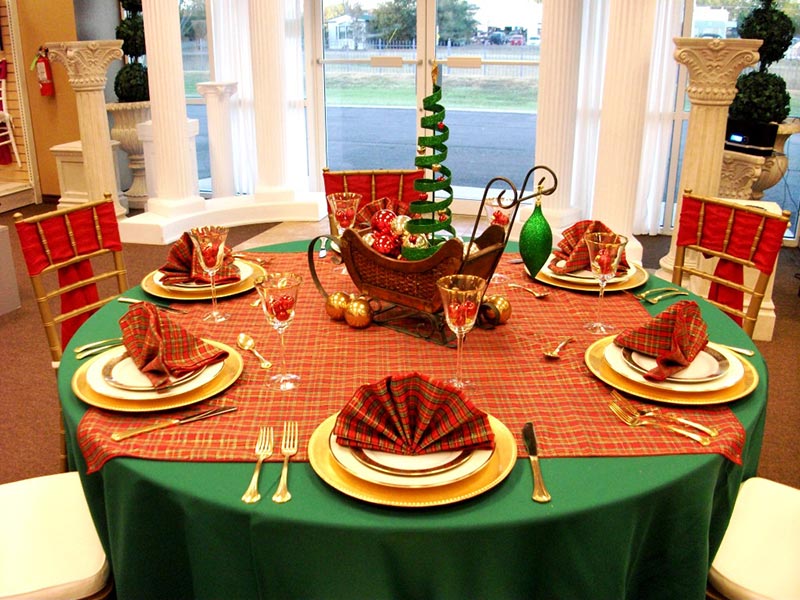 Ideas for Christmas Table Decorations