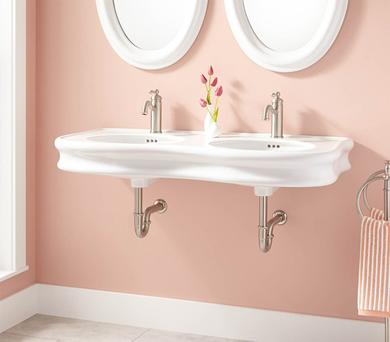 Great Ideas for Bathroom Double Sinks