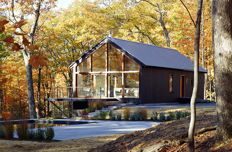 Hudson Woods Retreat by Lang Architecture