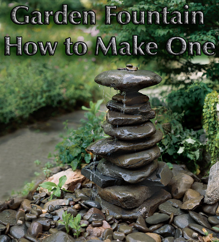 Garden Fountain - How to Make One