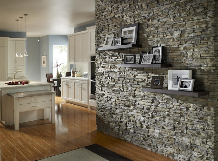 Stone Wall Home Design Ideas