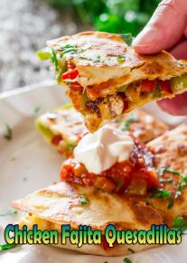 Chicken Fajita Quesadillas Recipe