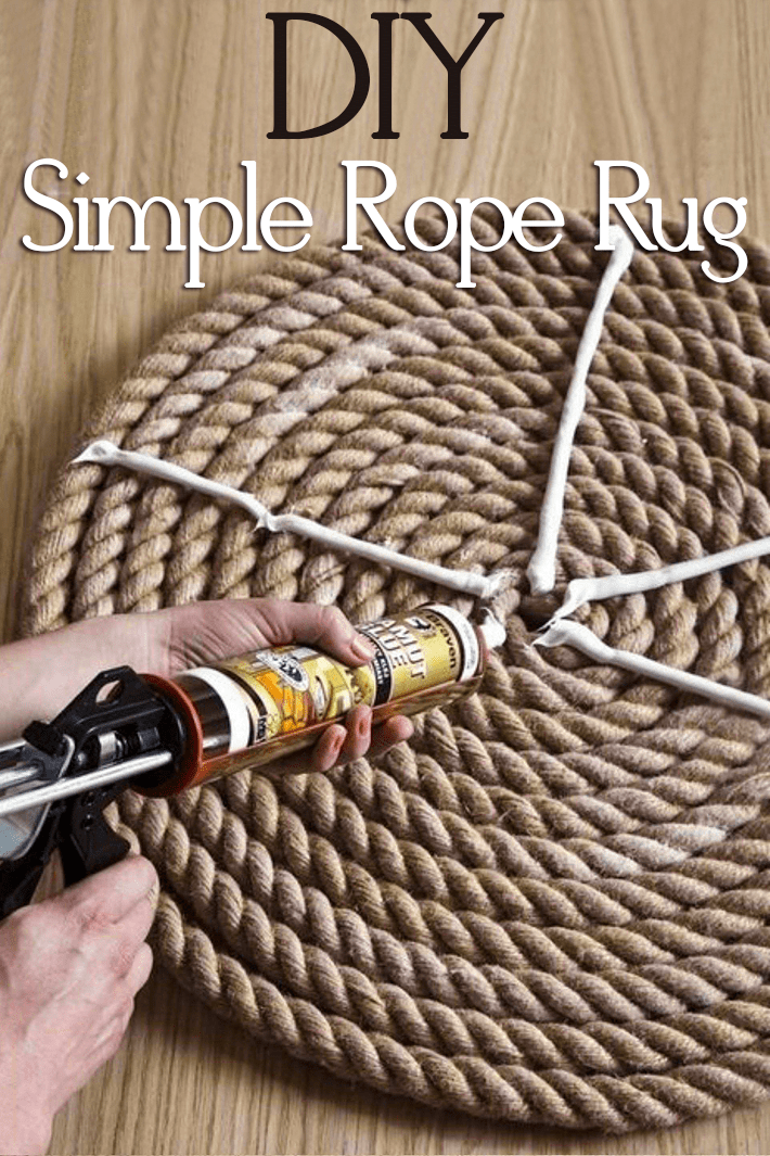 DIY Simple Rope Rug Tutorial