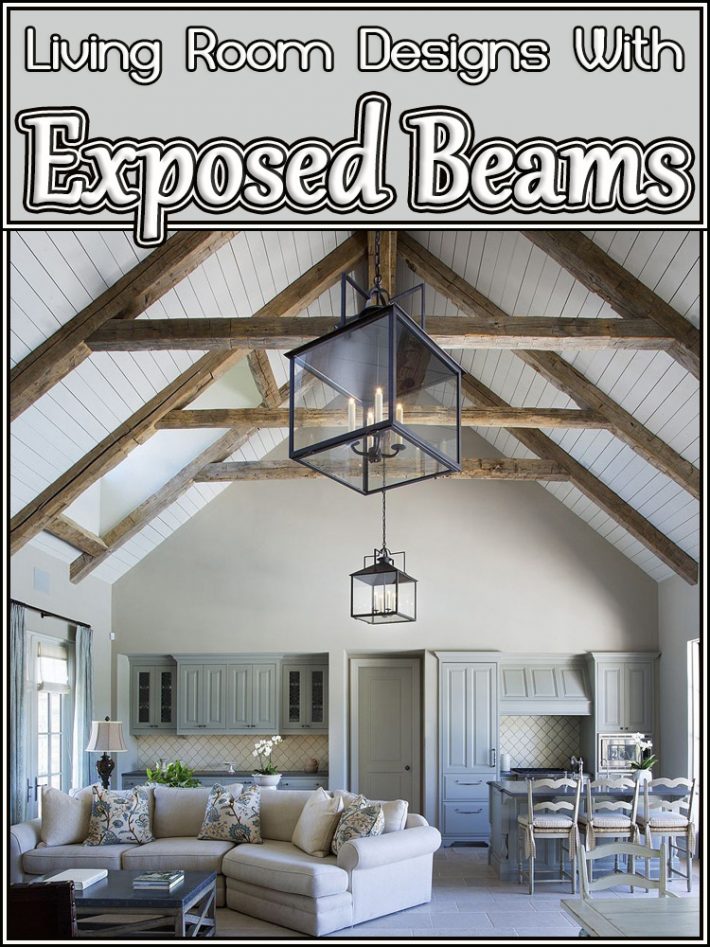 Living Room Designs With Exposed Beams