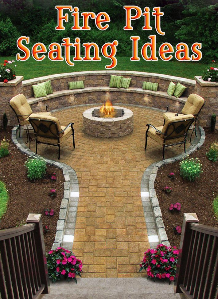 Outdoor Fire Pit Seating Ideas, Diy Outdoor Fire Pit Seating