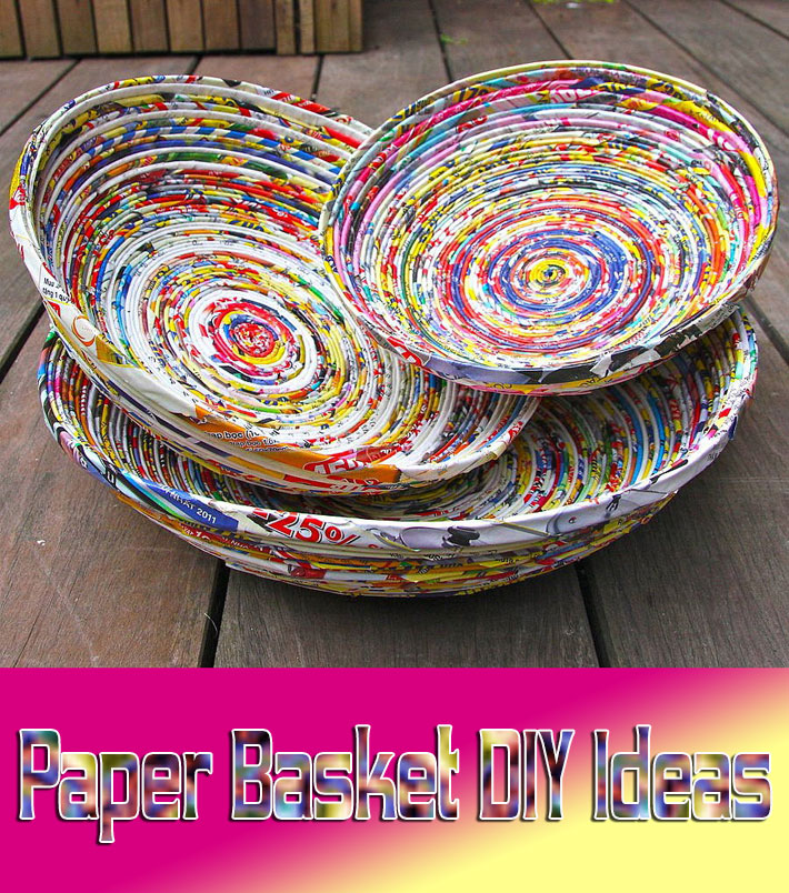Paper Basket DIY Ideas