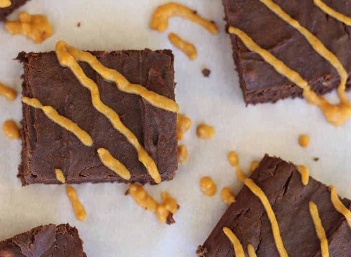 Pumpkin Swirl Brownies