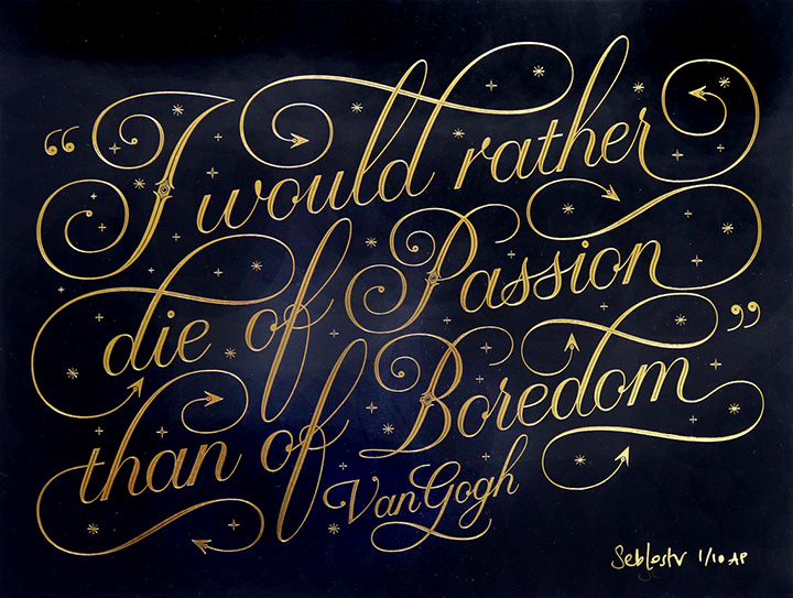 Master Calligrapher Seb Lester