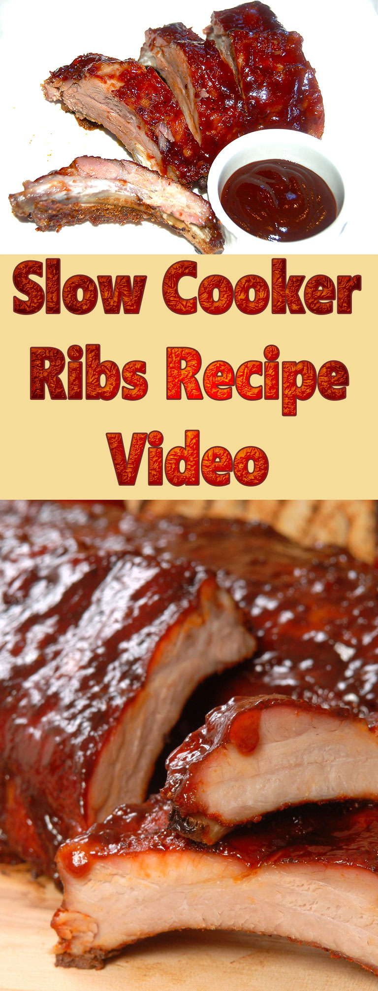 Slow Cooker Ribs Recipe Video