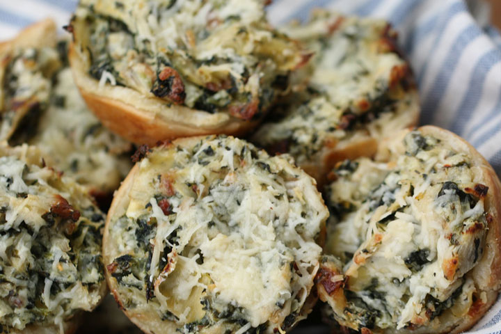 Spinach Artichoke Cups