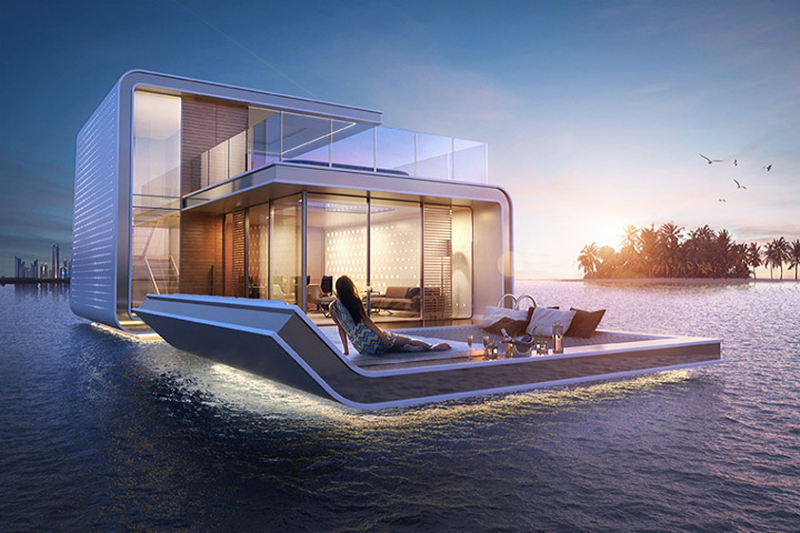 The Floating Seahorse – Floating Apartments With Underwater Rooms