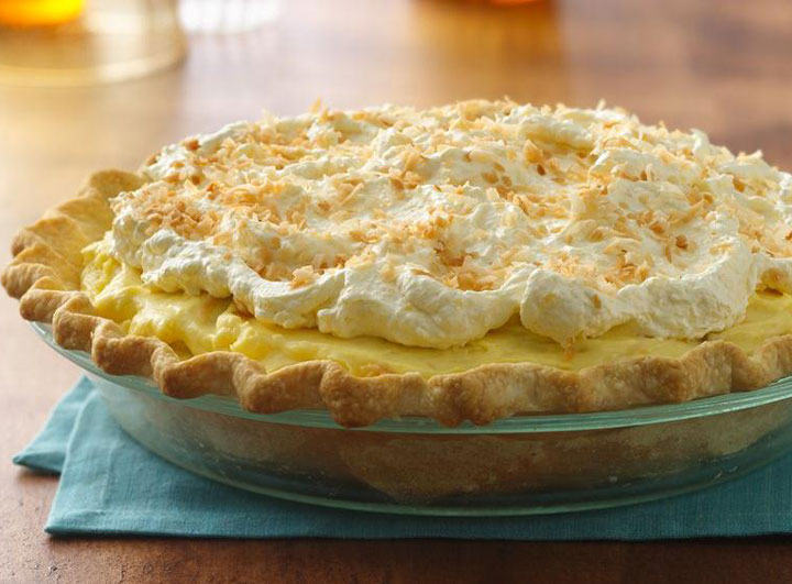 Tropical Mango Banana Pie