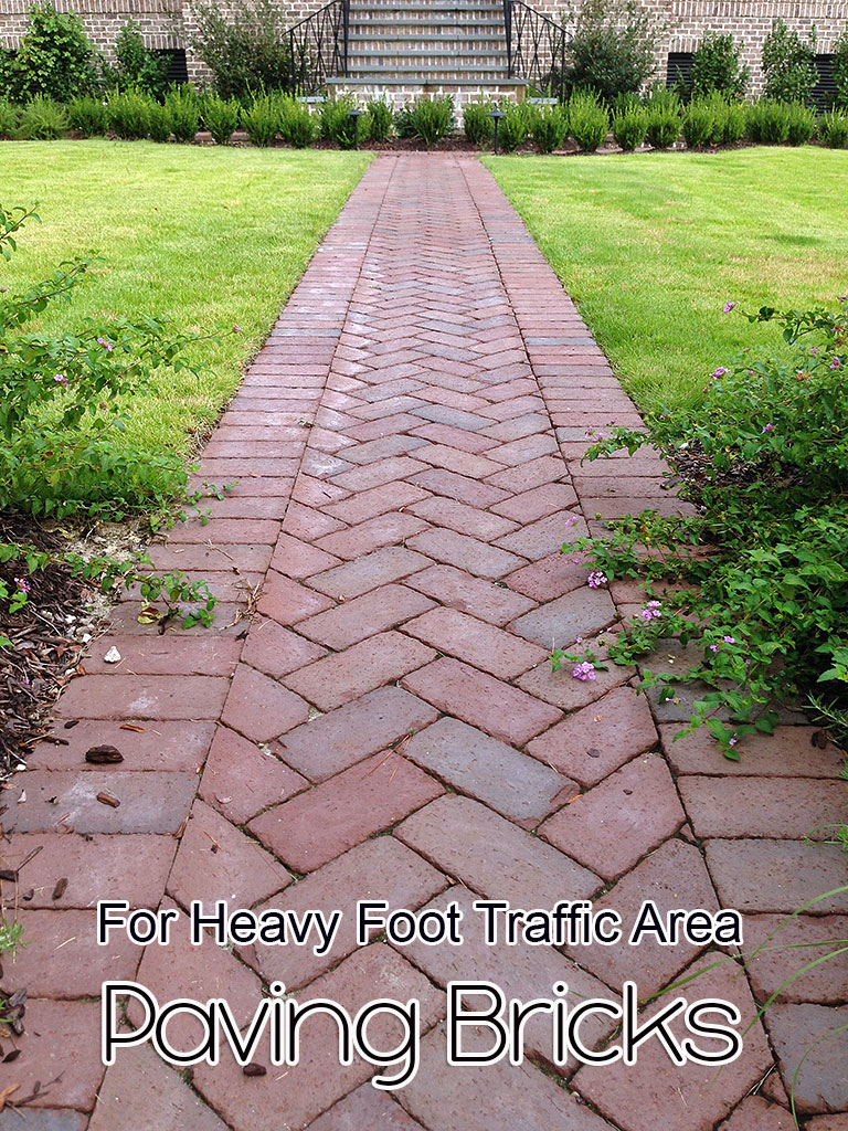 Paving Bricks - For Heavy Foot Traffic Area