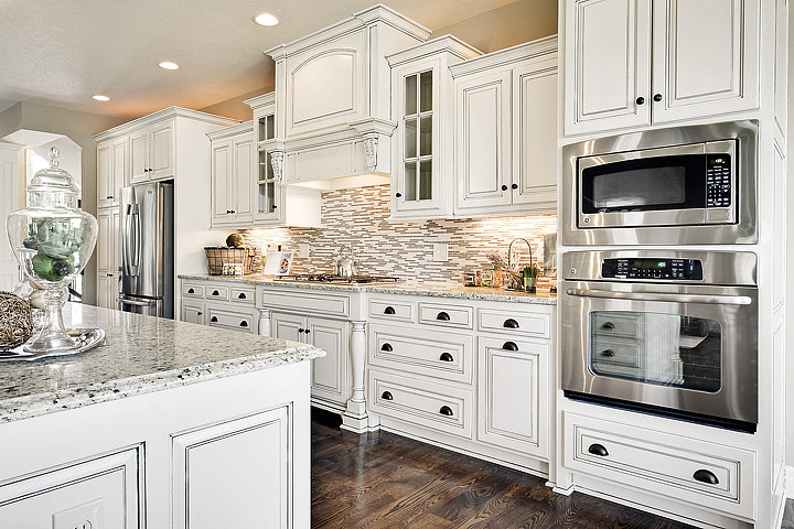 Kitchen Ideas - Antique White Kitchen Cabinets