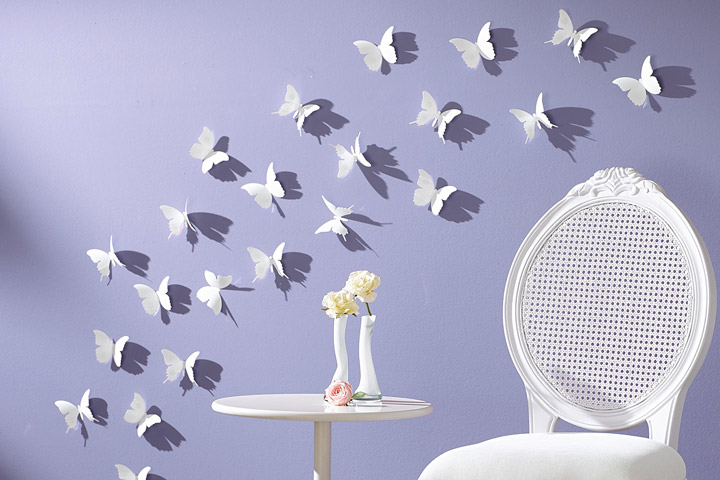 Butterfly Pattern Wall Decor