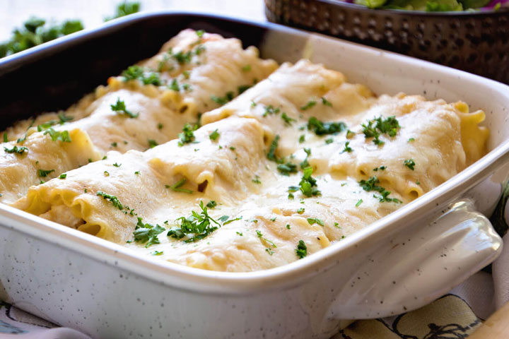 Quiet Corner:Chicken Alfredo Roll-ups - Quiet Corner