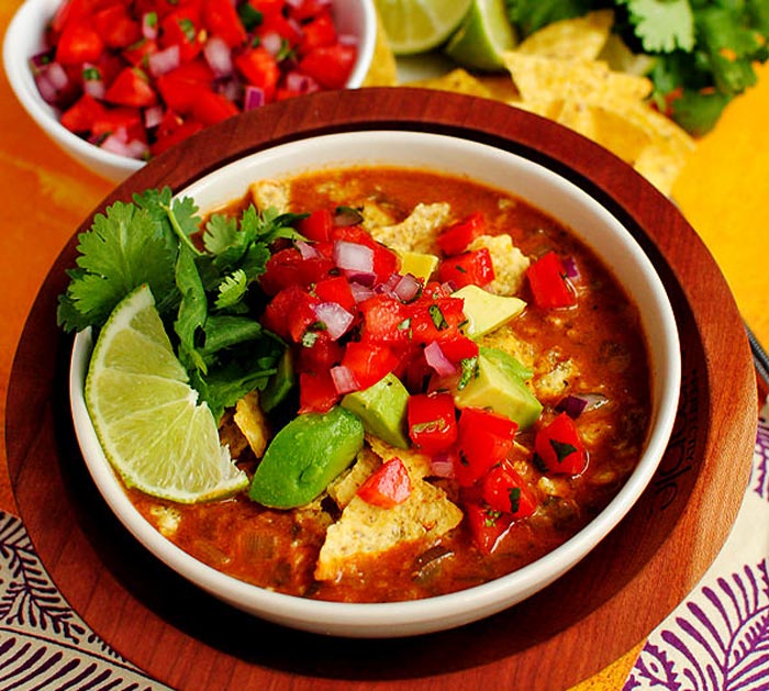 Chicken Tortilla Soup Restaurant-Style