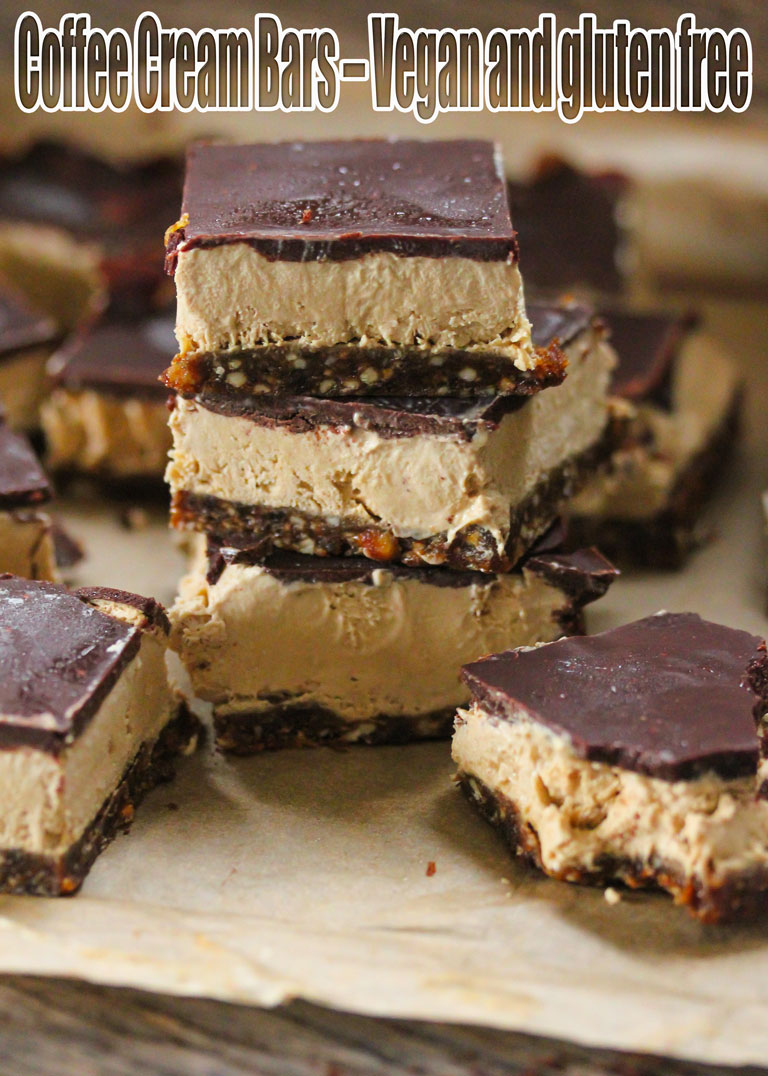 Coffee Cream Bars – Vegan and gluten free