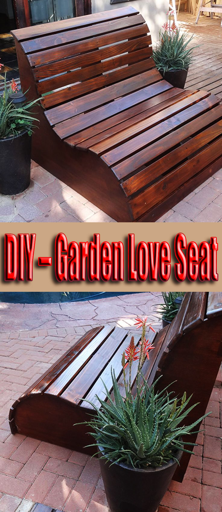 DIY - Garden Love Seat - Quiet Corner