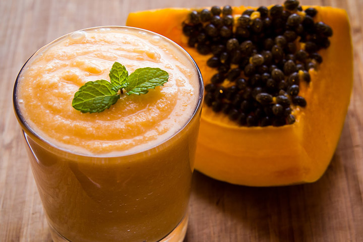 Coconut Papaya Smoothie