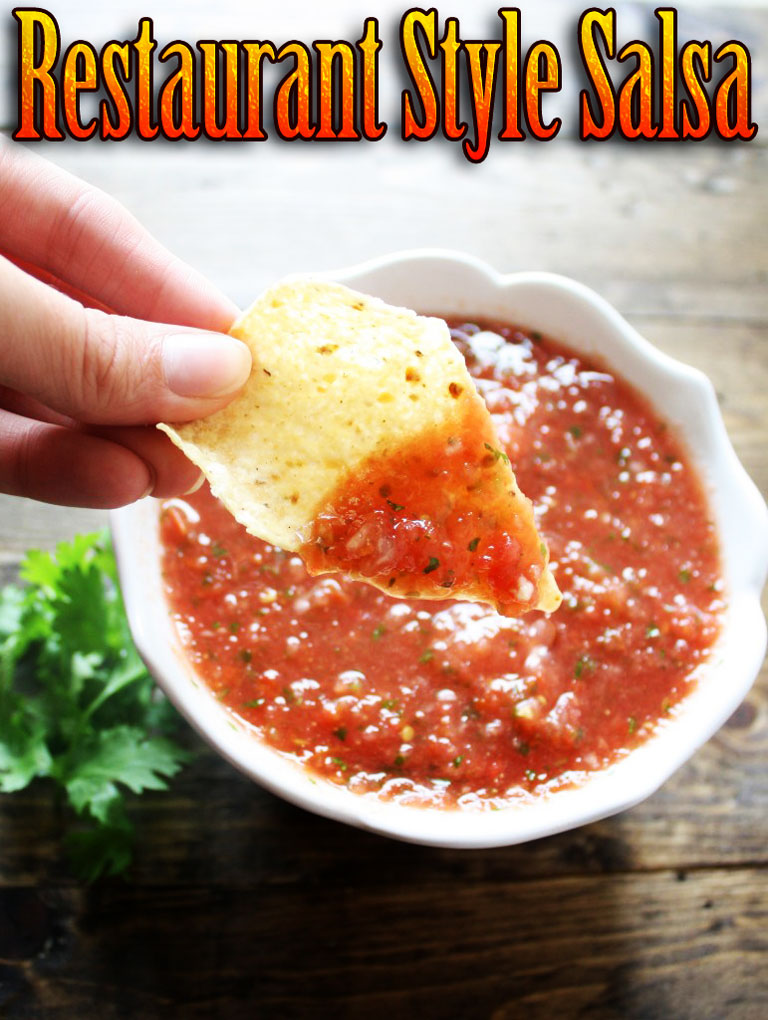 Restaurant Style Salsa