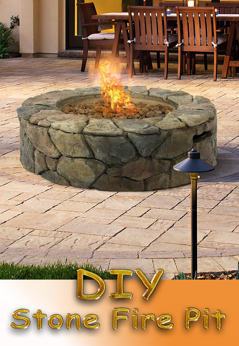 DIY - Stone Fire Pit for Your Garden