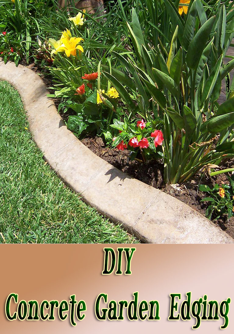 DIY - Concrete Garden Edging