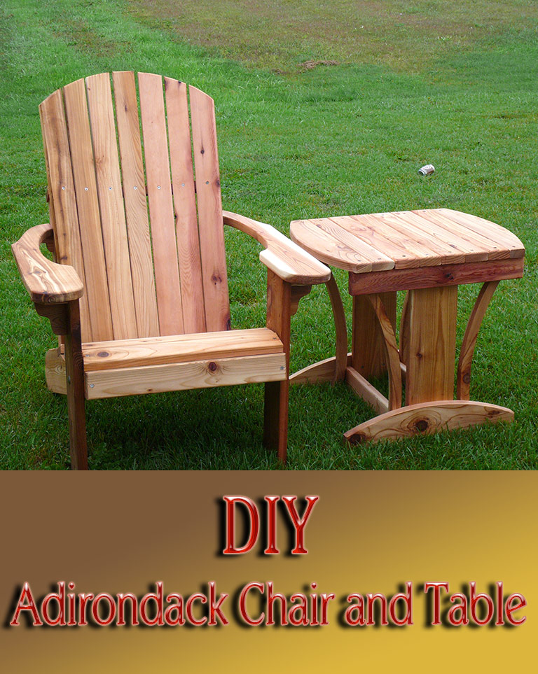 DIY - Adirondack Chair and Table