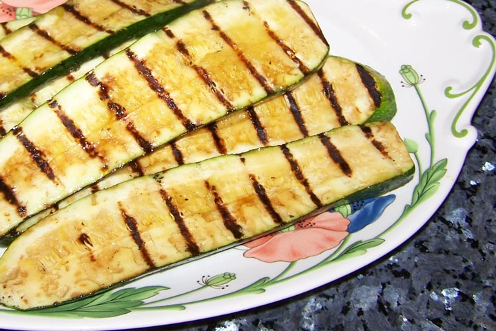 Grilled Zucchini with Lemon and Olive Oil