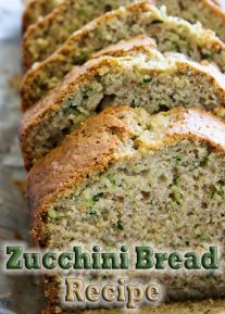 Zucchini Bread Recipe