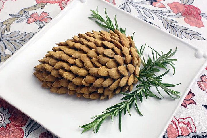 Pine Cone Cheese Ball - Video Recipe